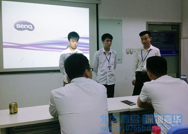 深圳嘉华学校软件开发专业T153班项目答辩现场2
